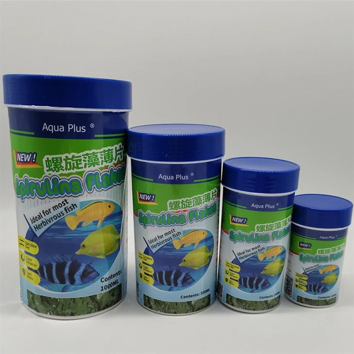 Naddion Bwyd Pysgod Spirulina